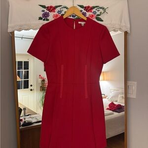 Carven Bold Red Mini Dress